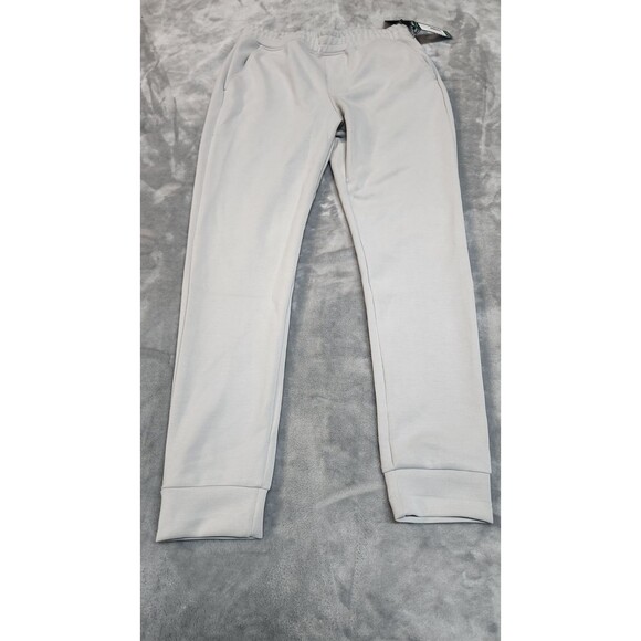 NWT 01.Algo Light Grey Small Performance Joggers Quick Dry Pants Gym SPF 40 New - Picture 5 of 8
